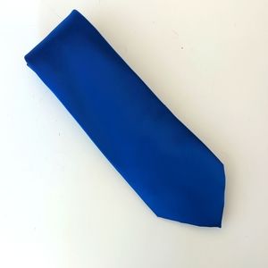 Solid Blue Necktie